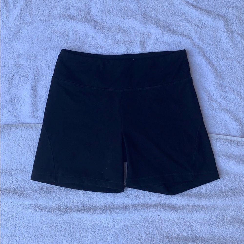 Black biker shorts